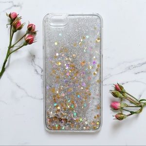 Anthropologie Floating Glitter iPhone 6 Plus Case